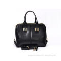 Luxury Oil Wax Large Leather Handbags , Three Zipper Compar